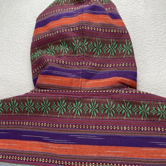 Howler Bros Shaman Hoodie Jacket Mens S Gray Full Zip Aztec Southwestern Adult - Picture 12 of 13